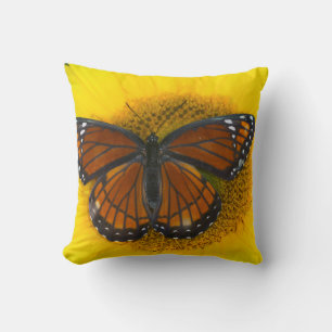 A Viceroy Butterfly Limenitis Archippus Throw Pillow