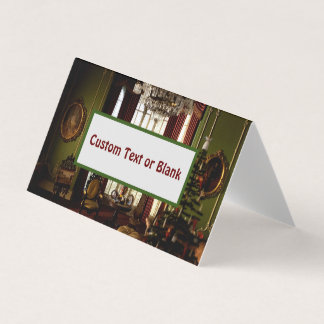 A Victorian Christmas - Customizable Folded Card