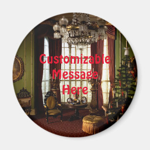 A Victorian Christmas - Customizable Magnet