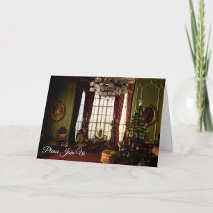 A Victorian Christmas - "Please Join Us" Card