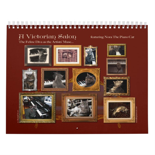 A Victorian Salon Calendar - Featuring Nora (Cover)