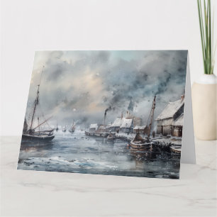  A Victorian Winter's Peace: Christmas Greetings Card