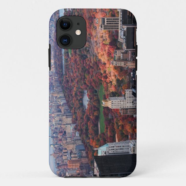 A view from above: Autumn in Central Park 01 Case-Mate iPhone Case (Back)
