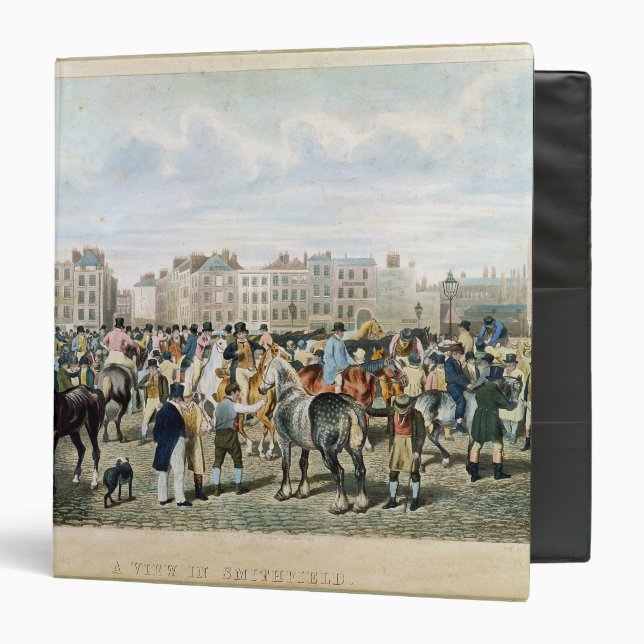 A View in Smithfield engraved by F.C. & C. Lewis Binder (Front/Inside)