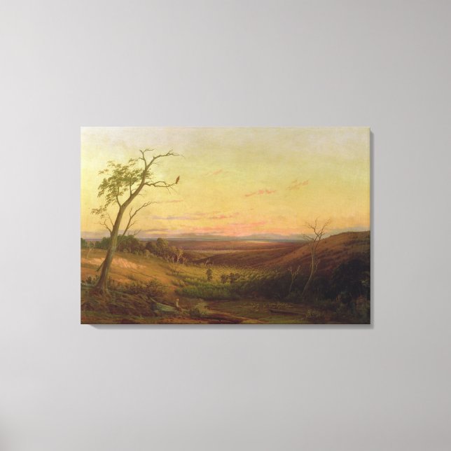 A View of Adelaide at Sunset Canvas Print (Front)