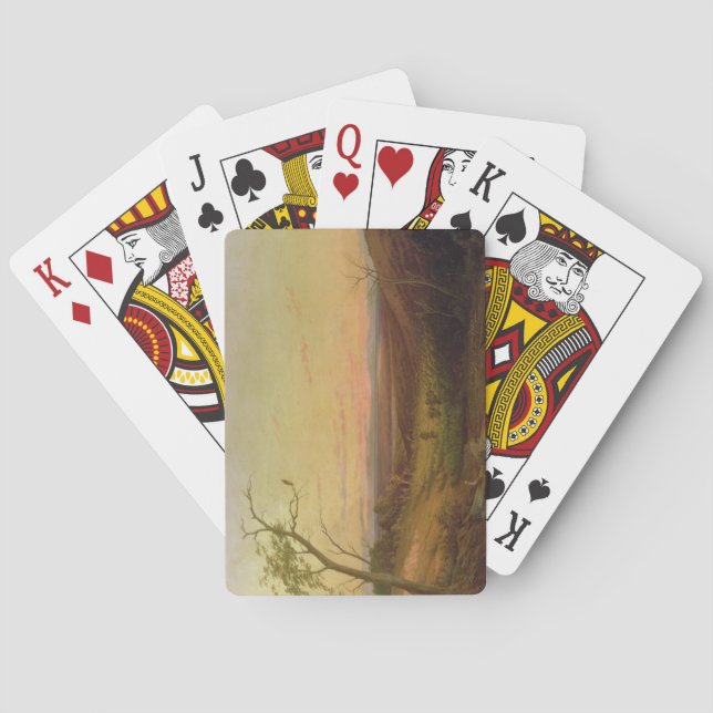 A View of Adelaide at Sunset Playing Cards (Back)