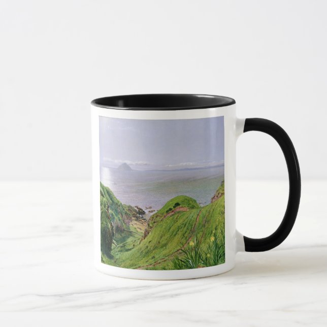 A View of Ailsa Craig and the Isle of Arran, 1860 Mug (Right)