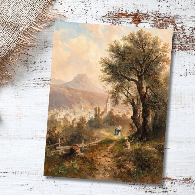 A View of Bad Aussee – Emil Barbarini Postcard (Creator Uploaded)