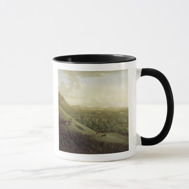 A View of Boxhill, Surrey, with Dorking in the Dis Mug (Right)