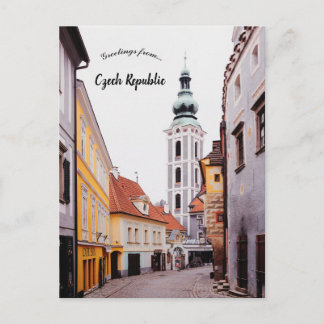A View of Cesky Krumlov Czech Republic Postcard