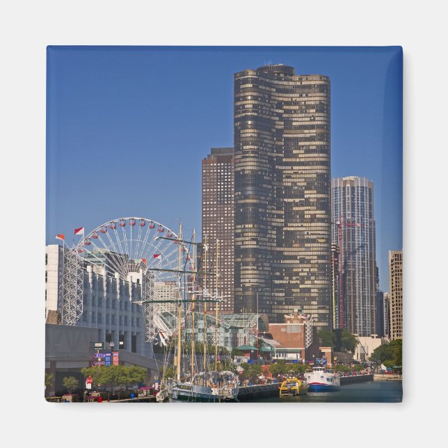 A view of Chicago's Navy Pier Magnet (Front)
