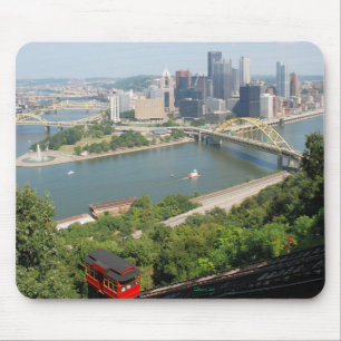 A view of Downtown Pittsburgh from Mt. Washington Mouse Pad