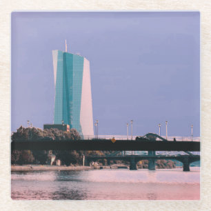 A view of Frankfurt Glass Coaster