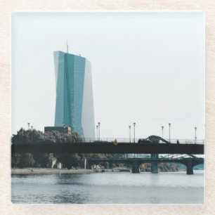A view of Frankfurt Glass Coaster
