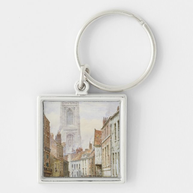 A View of Irongate, Derby Keychain (Front)