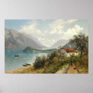 A View of Lake Como Poster