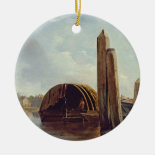 A View of Lambeth (oil on panel) Ceramic Ornament