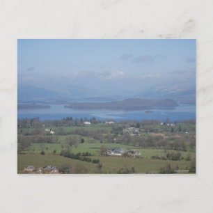 A view of Loch Lomond from the Dumpling Postcard
