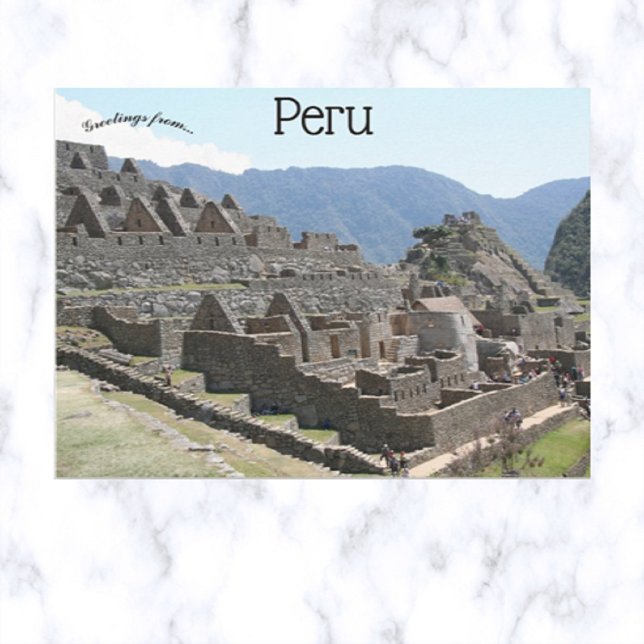 A View of Machu Picchu Peru Postcard (Creator Uploaded)