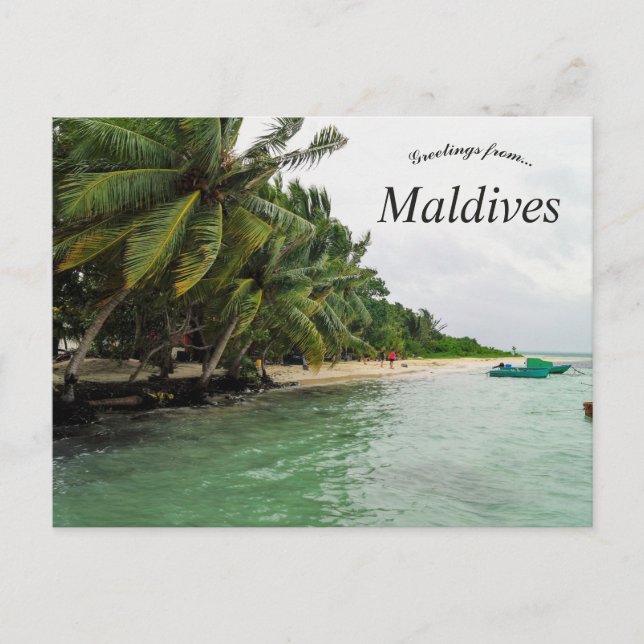 A View of Malé Maldives Postcard (Front)