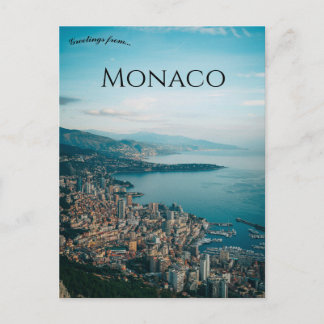 A View of Monaco Postcard