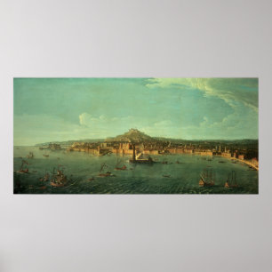 A View of Naples, 17th century Poster