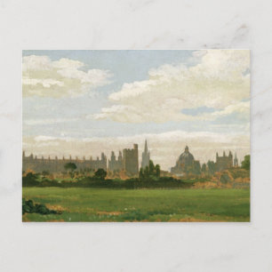 A View of Oxford (oil on millboard) Postcard