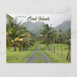 A View of Rarotonga Cook Islands Postcard