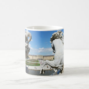A view of Schonbrunn Palace in Vienna, Austria. Coffee Mug