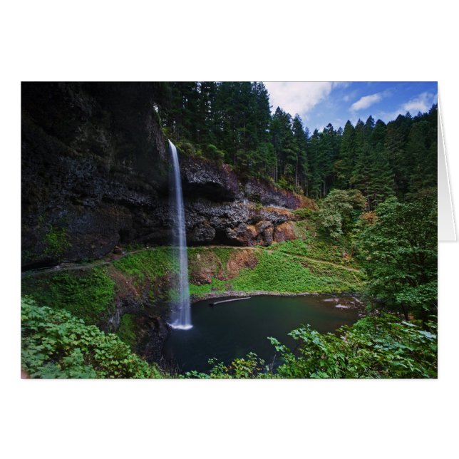 A view of South Falls in Silver Falls State Park (Front Horizontal)