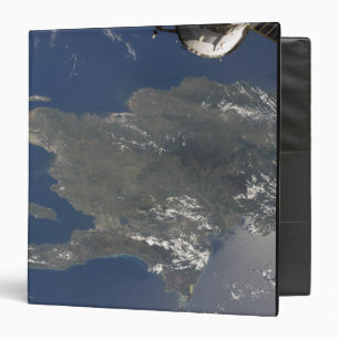 A view of the Caribbean island of Hispaniola Binder