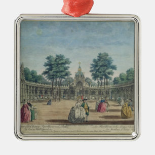 A View of the Chinese Pavilions and Boxes in Vauxh Metal Ornament