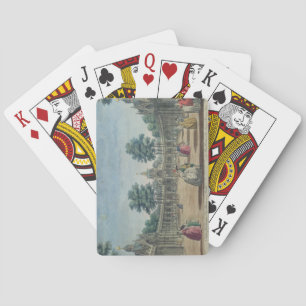 A View of the Chinese Pavilions and Boxes in Vauxh Playing Cards