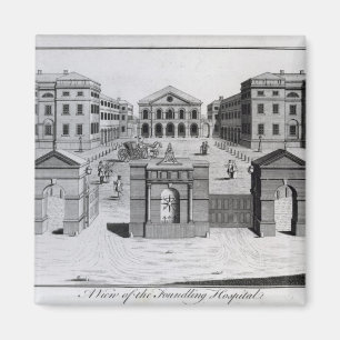 A View of the Foundling Hospital, 1756 Magnet