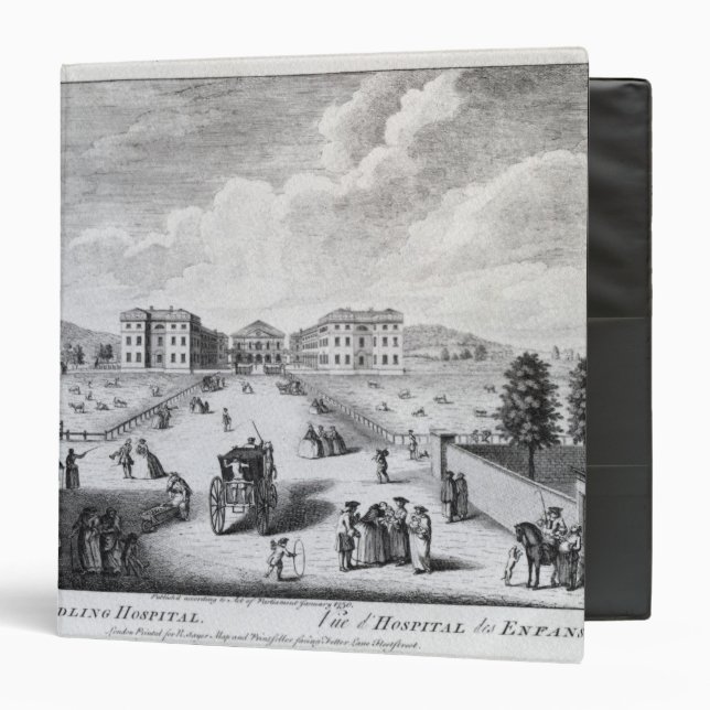 A View of the Foundling Hospital Binder (Front/Inside)