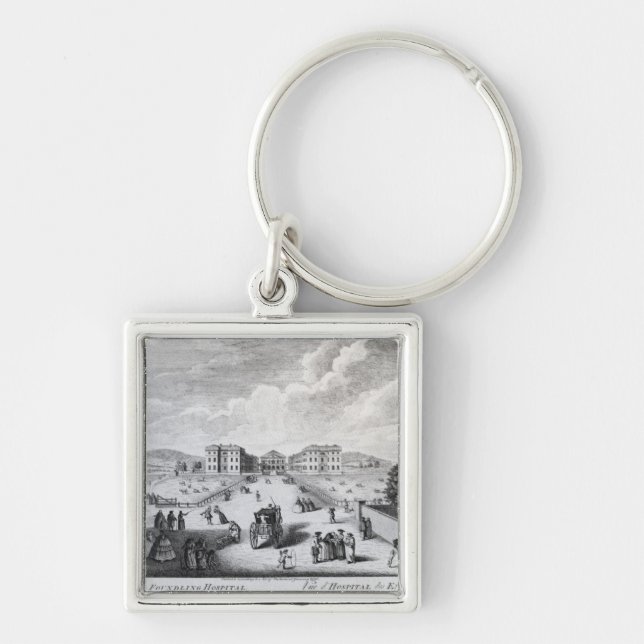 A View of the Foundling Hospital Keychain (Front)
