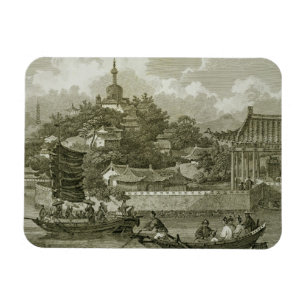 A View of the Gardens of the Imperial Palace, Peki Magnet