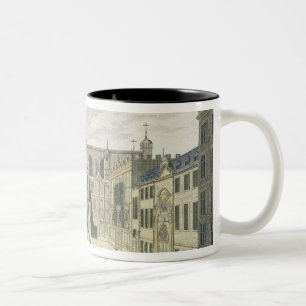 A View of the Guild Hall of the City of London, fr Two-Tone Coffee Mug