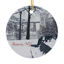 "A View of The Hellgate Bridge" Astoria Ornament