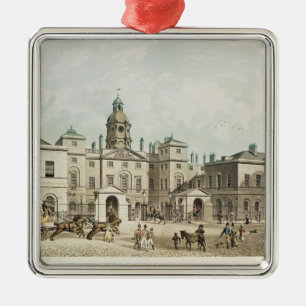 A view of the Horse Guards from Whitehall Metal Ornament