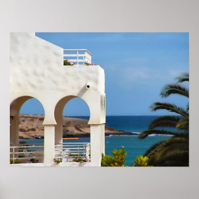 A  view of the ocean Framed Print (Front)