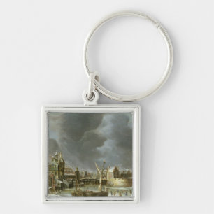 A View of the Regulierspoort Keychain