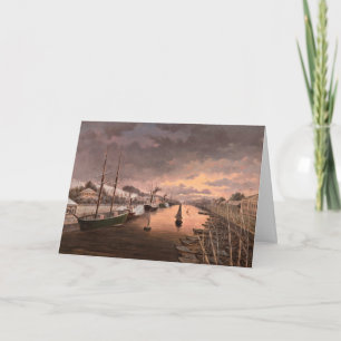 A View of the River Aura in Turku Card