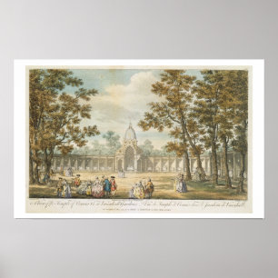 A View of the Temple of Comus at Vauxhall Gardens, Poster