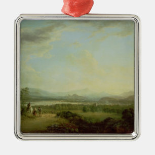 A View of the Town of Stirling on the River Forth Metal Ornament