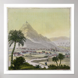 A view of the township of Lima, Peru, from 'Le Cos Poster