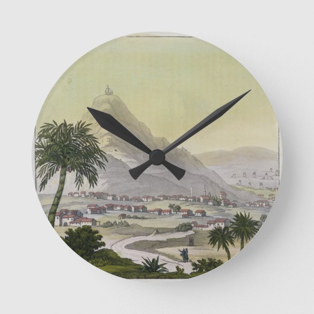 A view of the township of Lima, Peru, from 'Le Cos Round Clock (Front)