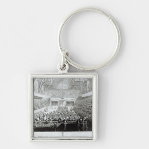 A View of The Trial of Warren Hastings Keychain