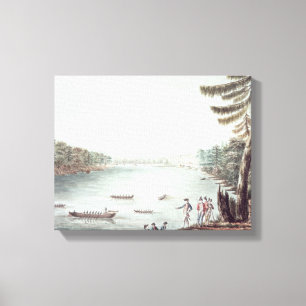 A View of Ticonderoga from a point Canvas Print