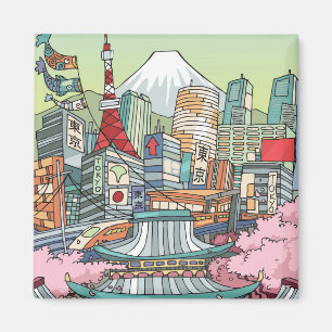 A View of Tokyo Magnet